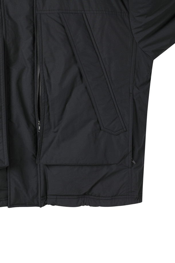 CUSTOMELLOW - 다운/패딩 - Black Highneck Down Bomber