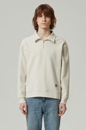 half zipup tee