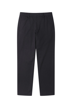 [Outlet] Black Wide Fit Jersey Pants