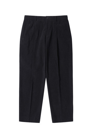 [Outlet] Black Regular Fit Corduroy Setup Pants