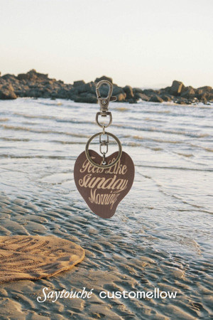 [SAY TOUCHÉ] Brown Liquified Sunday Keyring