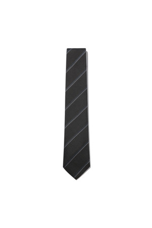 Brown Silk Stripe Tie