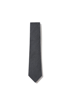 Navy Silk Stripe Tie