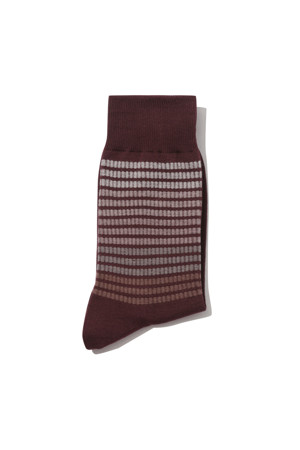 Wine Stripe Socks