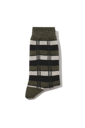 Khaki Stripe Socks