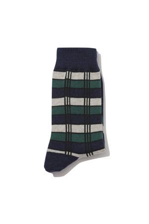 Navy Stripe Socks