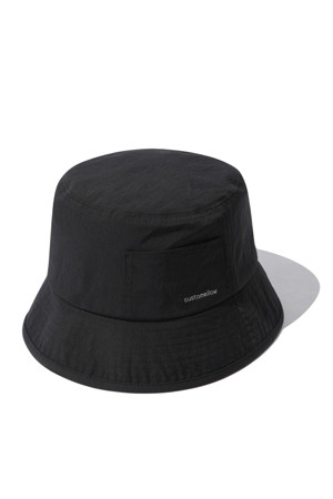 Black Nylon Bucket Hat