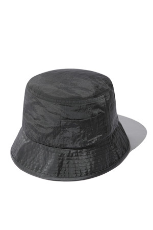 Grey Nylon Bucket Hat