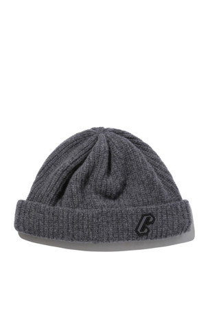 Grey Wool Logo Beanie