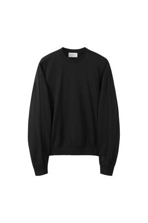 [Online Only] Black Relaxed Sweatshirt