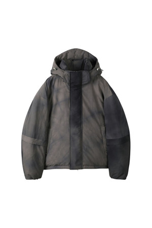 [Online Only] Dark Grey Dyed Down Puffer Jacket