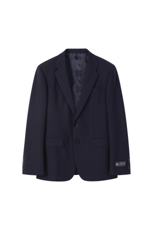Fitecom Navy Plain Suit Jacket