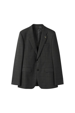 Brown Glen Check Suit Jacket
