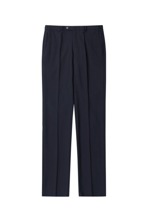 Navy Nubby Textured Suit Pants