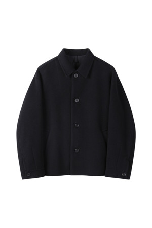 Black Wool Handmade Jacket