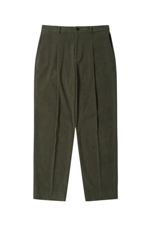 Khaki Regular Fit Corduroy Setup Pants