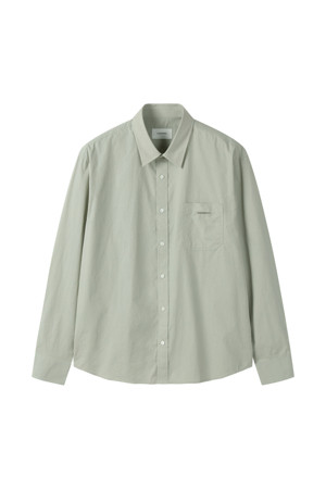 Green Regular Fit Solid Shirt