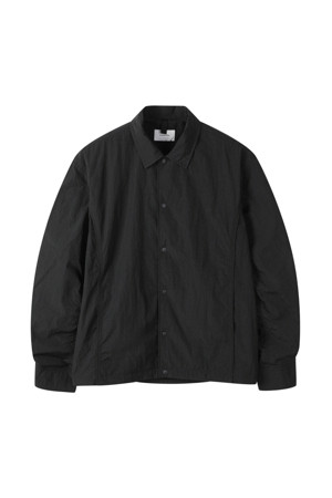 Black Puckering Sleeve Outer Shirt