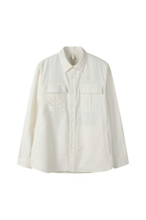 Ivory Brushed Outer Shirt