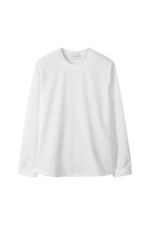 White Sleeve Rib T-shirt