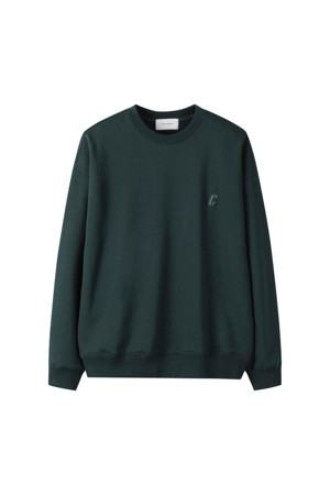 Green Multi Embroidery Sweatshirt