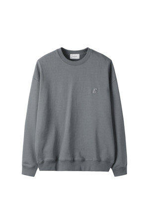 Grey Multi Embroidery Sweatshirt