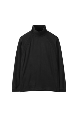 Black Sakariva Half Turtle Sweatshirt