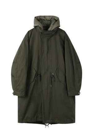 Khaki Hood Liner Field Coat