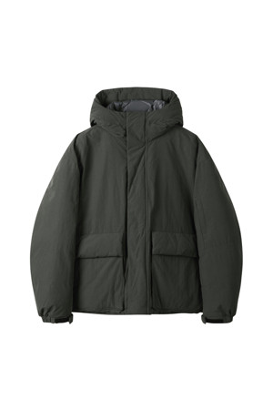 Grey Hood Down Bomber