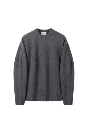 Grey Heavy Wool Sweater