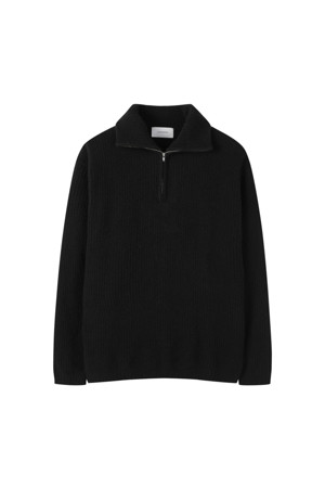 Black Cloud Half Zip Sweater