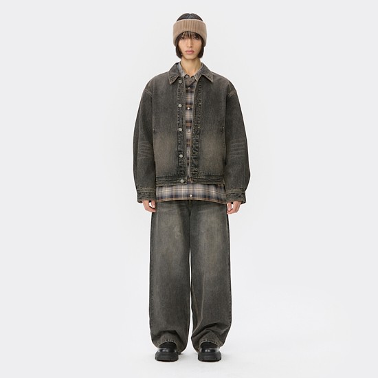브라운 와이드핏 진