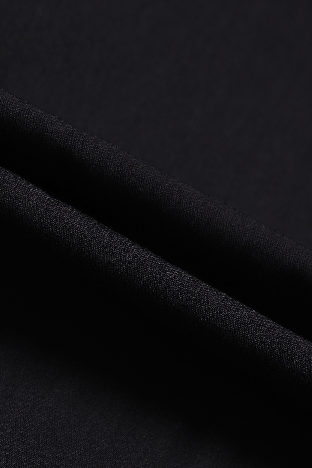CUSTOMELLOW - 긴팔셔츠 - Black Solid Zip-Up Shirt