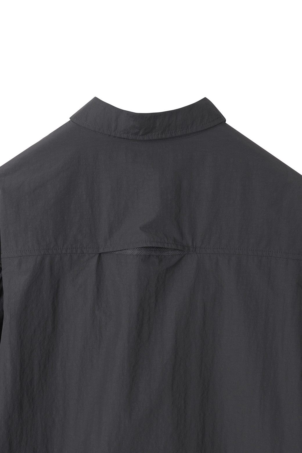 CUSTOMELLOW - 긴팔셔츠 - Grey Detachable Setup Shirt