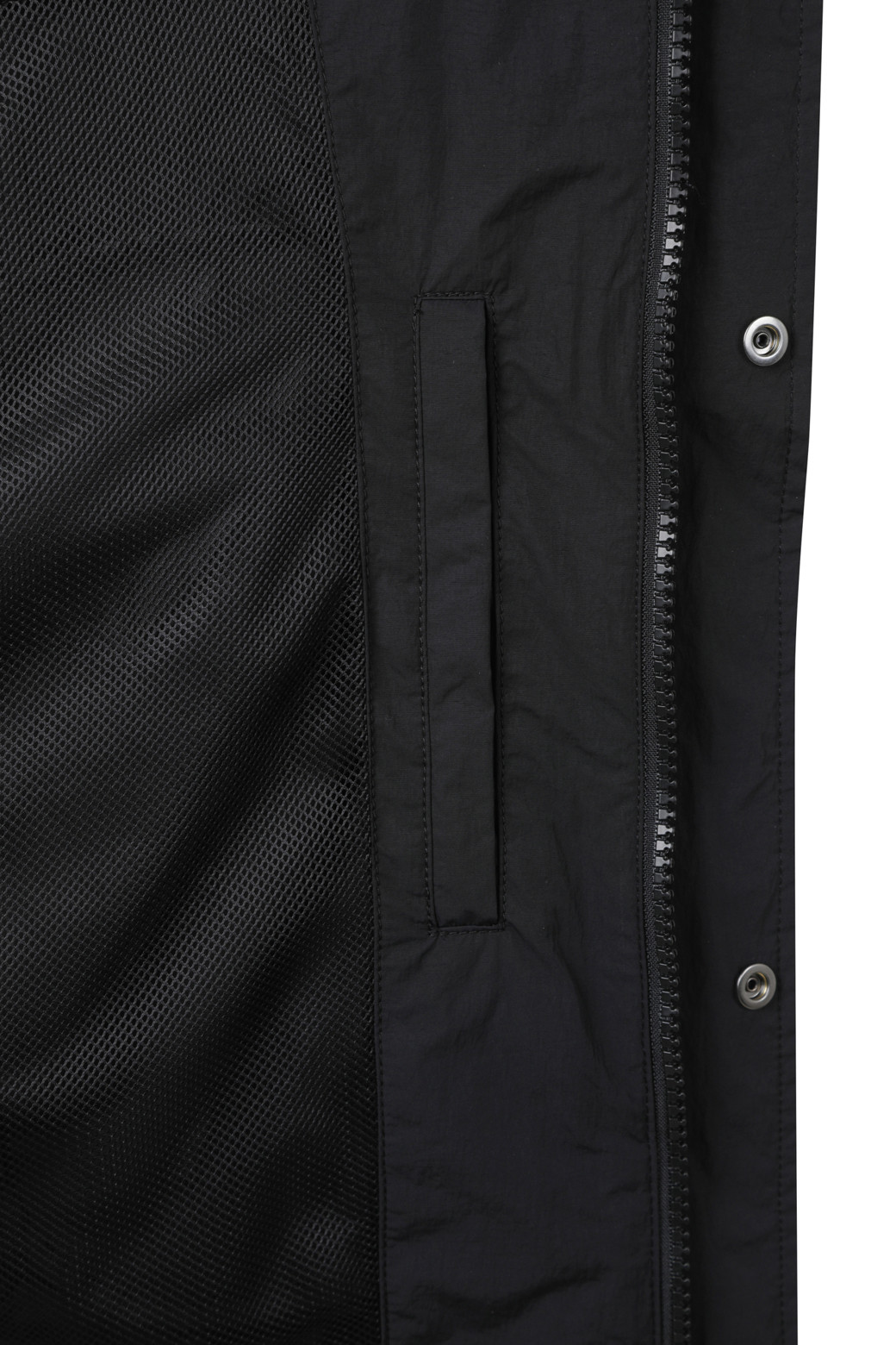 CUSTOMELLOW - 블루종/점퍼 - Black Nylon Metro Jacket
