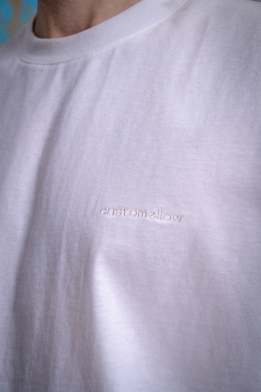 CUSTOMELLOW - 반팔티셔츠 - White Graphic T-shirt