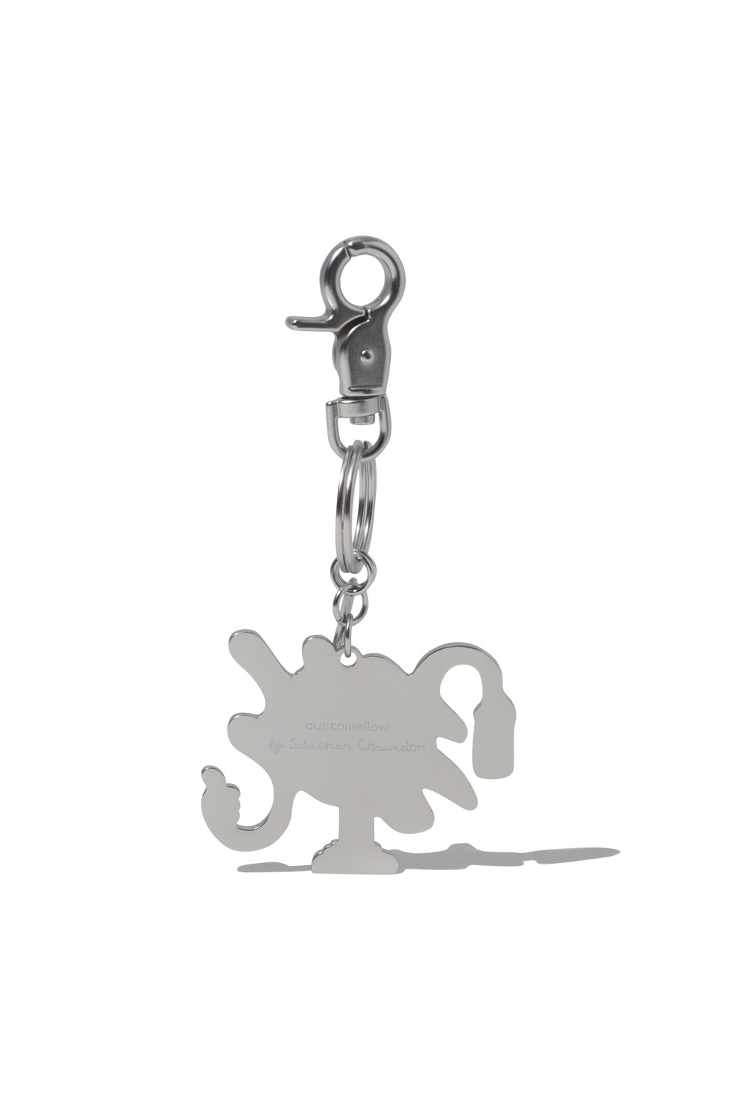 CUSTOMELLOW - 기타소품 - Silver Graphic Key Ring
