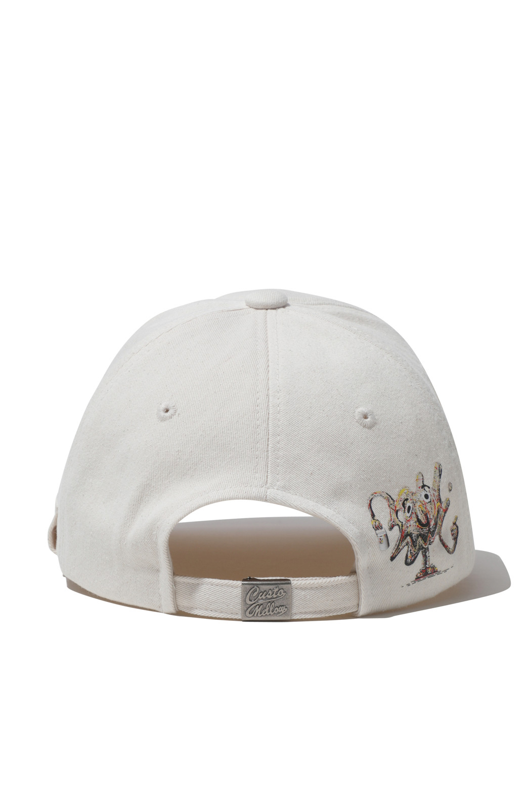 CUSTOMELLOW - 모자 - Ivory Embroidery Graphic Cap