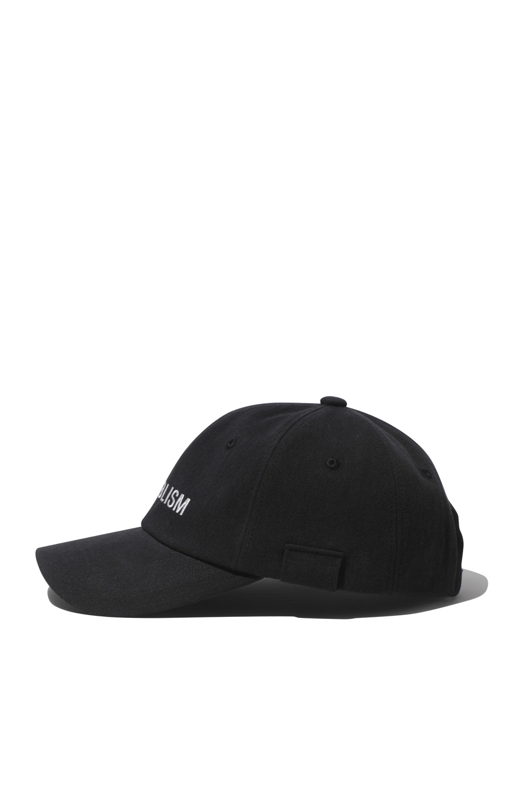 CUSTOMELLOW - 모자 - Black Embroidery Graphic Cap
