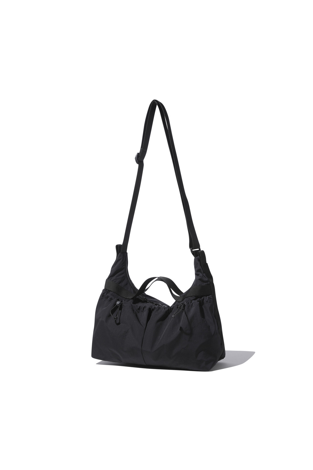 CUSTOMELLOW - 숄더/크로스백 - Black Draw String Cross Bag