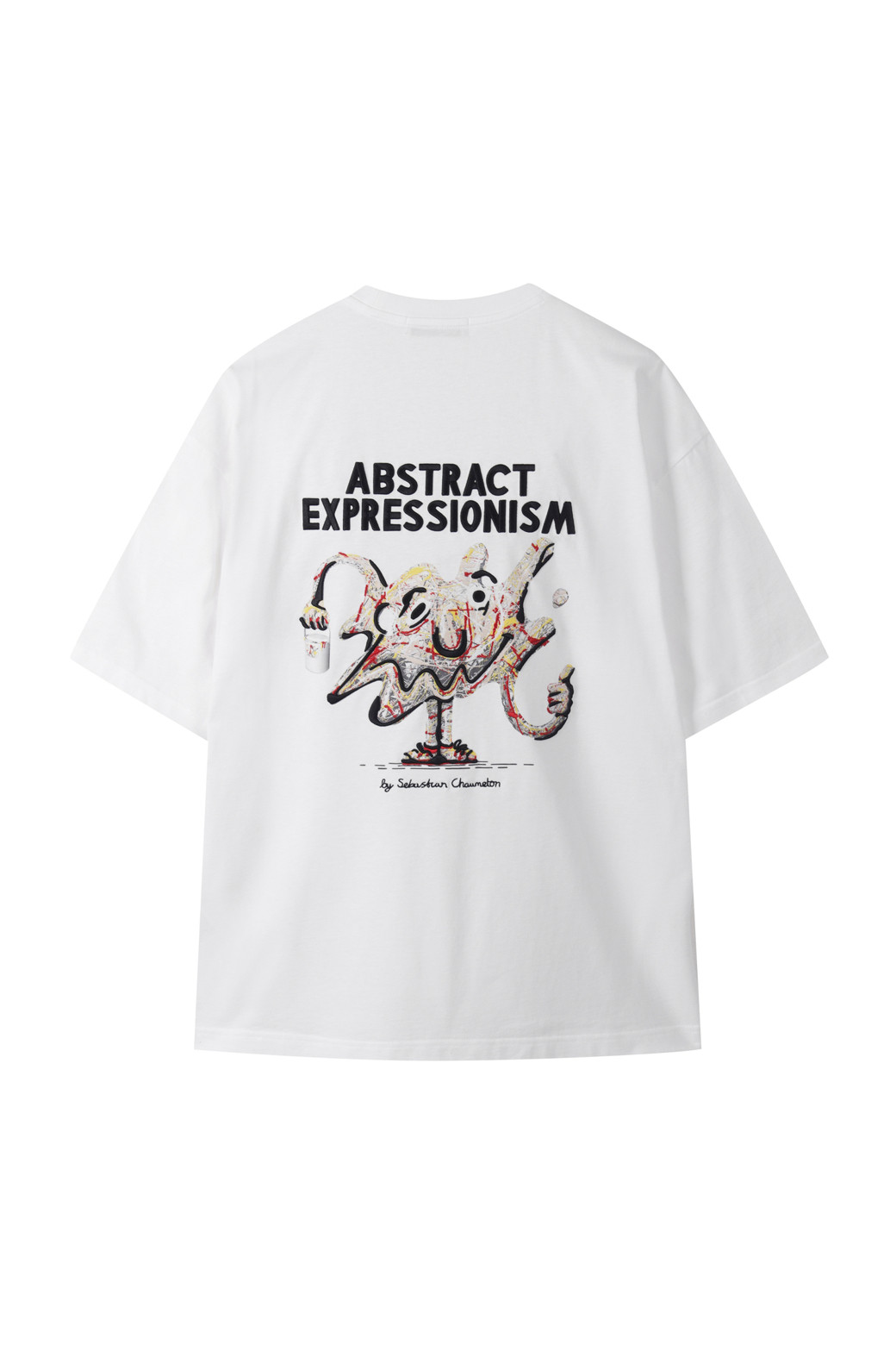 CUSTOMELLOW - 반팔티셔츠 - White Graphic T-shirt