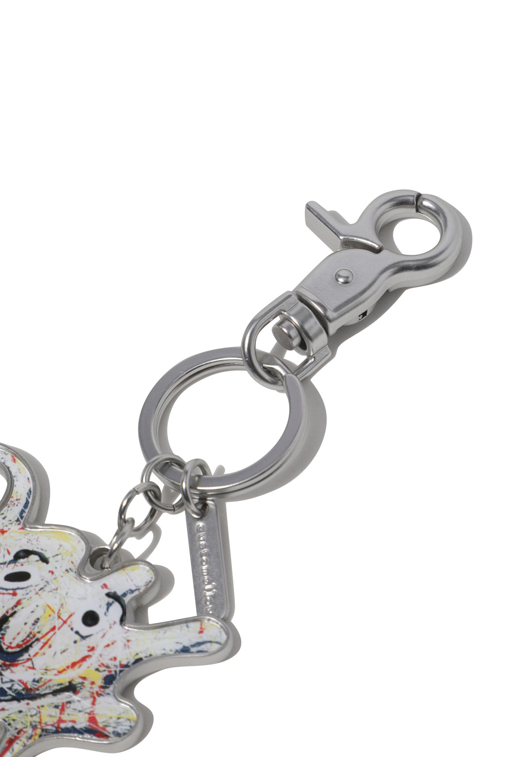 CUSTOMELLOW - 기타소품 - Silver Graphic Key Ring