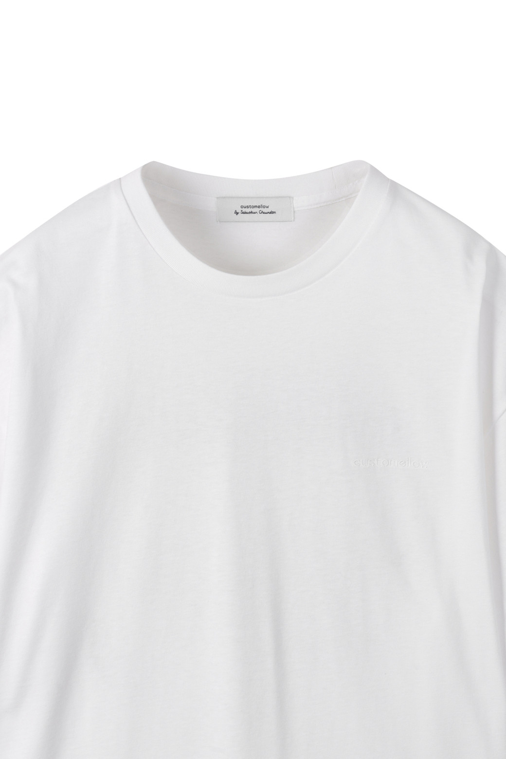 CUSTOMELLOW - 반팔티셔츠 - White Graphic T-shirt