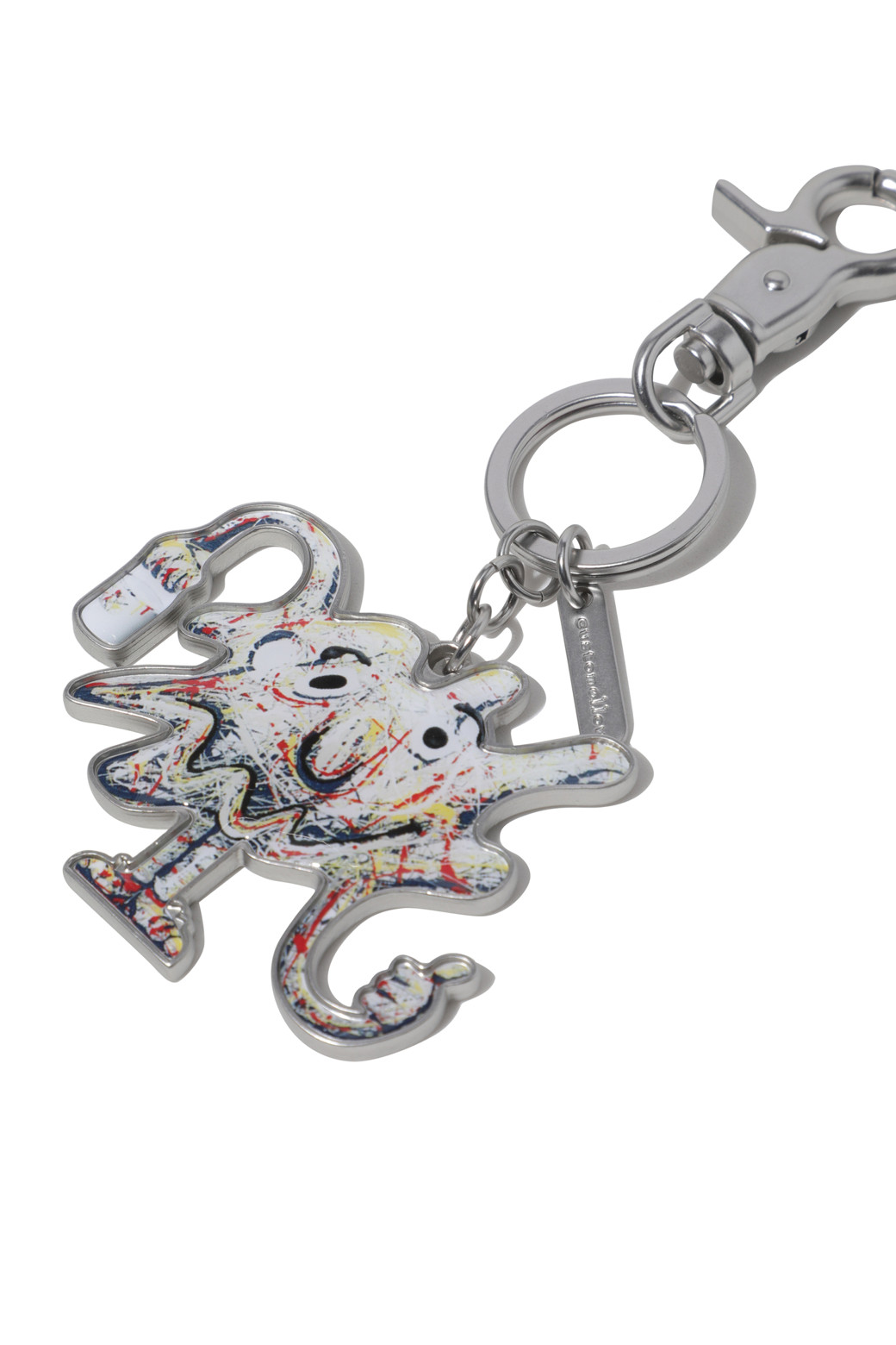 CUSTOMELLOW - 기타소품 - Silver Graphic Key Ring