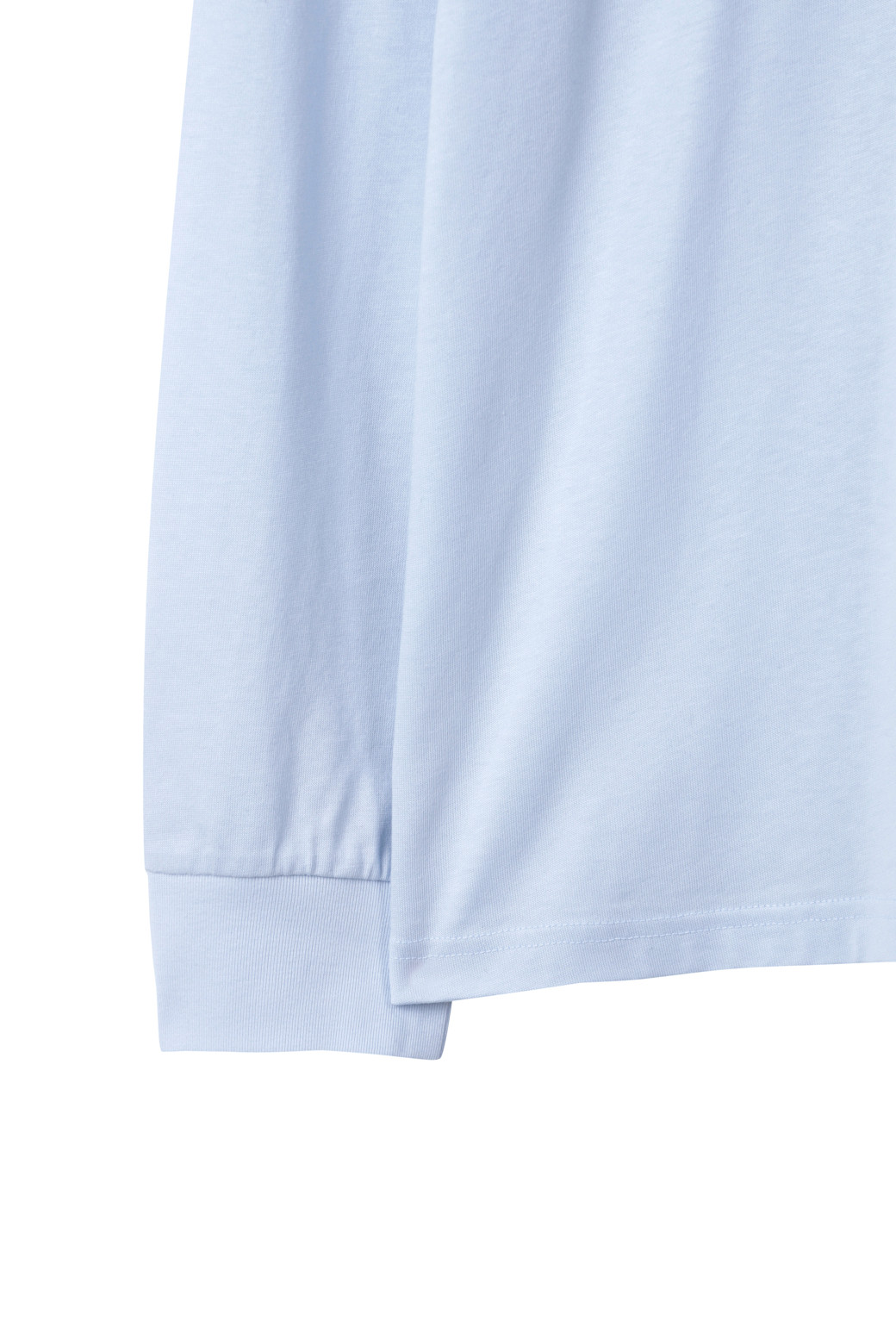 CUSTOMELLOW - 긴팔티셔츠 - Blue Graphic Long Sleeve T-shirt