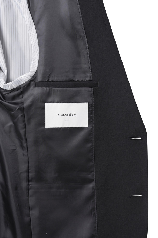 CUSTOMELLOW - 자켓 - [Outlet] Black Slim Fit Summer Setup Jacket