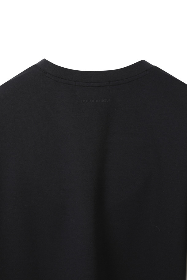 CUSTOMELLOW - 티셔츠 - [Outlet] Black Relaxed Fit T-shirt