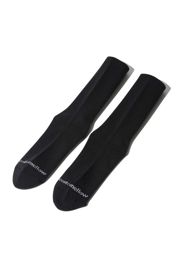 CUSTOMELLOW - 양말 - Black Graphic Socks