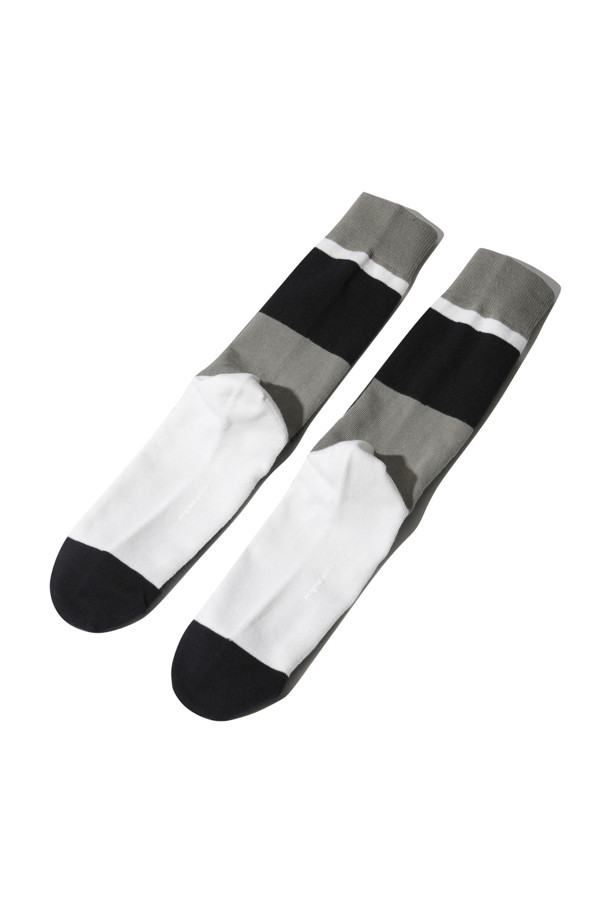 CUSTOMELLOW - 양말 - Grey Block socks