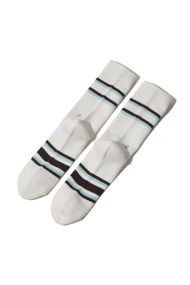 CUSTOMELLOW - 양말 - Ivory Stripe Socks